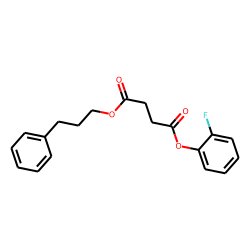 Succinic acid, 2-fluorophenyl 3-phenylpropyl ester