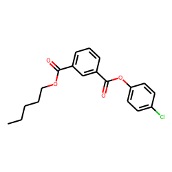 Isophthalic acid, 4-chlorophenyl pentyl ester