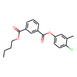 Isophthalic acid, butyl 4-chloro-3-methylphenyl ester
