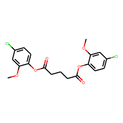 Glutaric acid, di(4-chloro-2-methoxyphenyl) ester