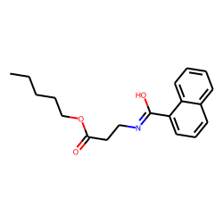 «beta»-Alanine, N-(1-naphthoyl)-, pentyl ester