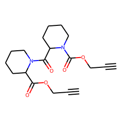 Pipecolylpipecolic acid, N-propargyloxycarbonyl-, propargyl ester