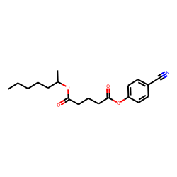 Glutaric acid, hept-2-yl 4-cyanophenyl ester