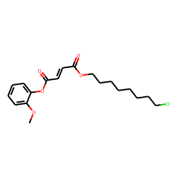 Fumaric acid, 2-methoxyphenyl 8-chlorooctyl ester