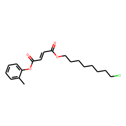 Fumaric acid, 2-methylphenyl 8-chlorooctyl ester