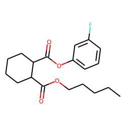 1,2-Cyclohexanedicarboxylic acid, 3-fluorophenyl pentyl ester