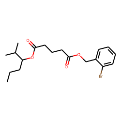 Glutaric acid, 2-bromobenzyl 2-methylhex-3-yl ester