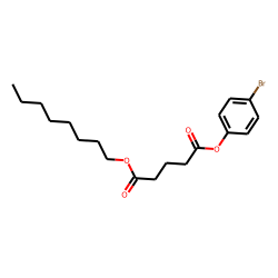 Glutaric acid, 4-bromophenyl octyl ester