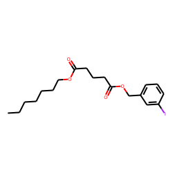 Glutaric acid, heptyl 3-iodobenzyl ester