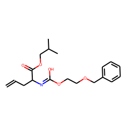 2-Aminopent-4-enoic acid, N-(2-benzyloxyetoxycarbonyl)-, isobutyl ester