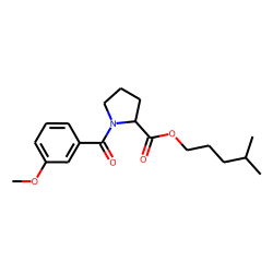 L-Proline, N-(3-methoxybenzoyl)-, isohexyl ester