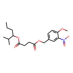 Succinic acid, 4-methoxy-3-nitrobenzyl 2-methylhex-3-yl ester
