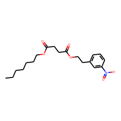Succinic acid, heptyl 2-(3-nitrophenyl)ethyl ester