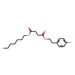 Succinic acid, 4-chlorophenethyl heptyl ester