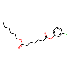 Pimelic acid, 3-chlorophenyl hexyl ester