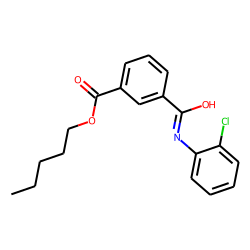Isophthalic acid, monoamide, N-(2-chlorophenyl)-, pentyl ester