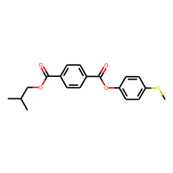 Terephthalic acid, isobutyl 4-methylthiophenyl ester