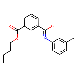 Isophthalic acid, monoamide, N-(3-methylphenyl)-, butyl ester