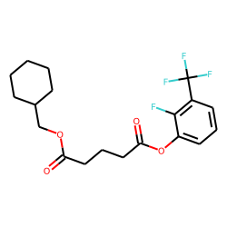 Glutaric acid, cyclohexylmethyl 2-fluoro-3-trifluoromethylphenyl ester