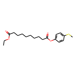 Sebacic acid, ethyl 4-methylthiobenzyl ester