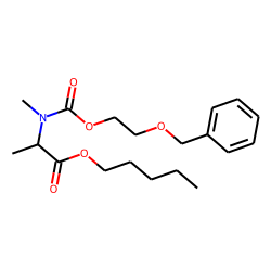 DL-Alanine, N-methyl-N-(2-benzyloxyethoxycarbonyl)-, pentyl ester