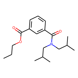 Isophthalic acid, monoamide, N,N-diisobutyl-, propyl ester