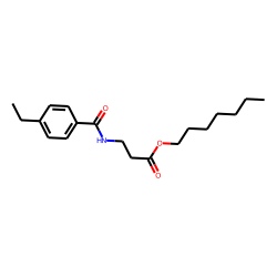 «beta»-Alanine, N-(4-ethylbenzoyl)-, heptyl ester
