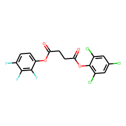 Succinic acid, 2,4,6-trichlorophenyl 2,3,4-trifluorophenyl ester