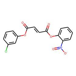 Fumaric acid, 2-nitrophenyl 3-chlorophenyl ester
