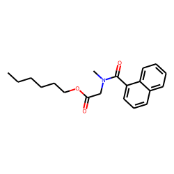 Sarcosine, N-(1-naphthoyl)-, hexyl ester