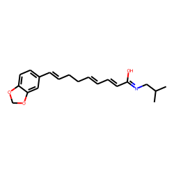 (2E,4E,8E)-9-(Benzo[d][1,3]dioxol-5-yl)-N-isobutylnona-2,4,8-trienamide