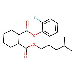 1,2-Cyclohexanedicarboxylic acid, 2-fluorophenyl isohexyl ester