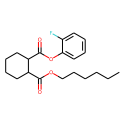 1,2-Cyclohexanedicarboxylic acid, 2-fluorophenyl hexyl ester