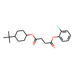 Succinic acid, 2-fluorophenyl trans-4-tert-butylcyclohexyl ester