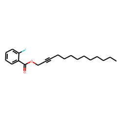 2-Fluorobenzoic acid, tridec-2-ynyl ester