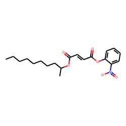 Fumaric acid, 2-nitrophenyl dec-2-yl ester
