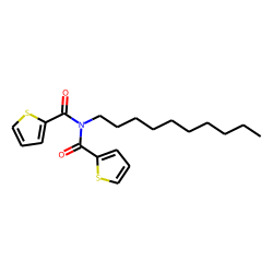 2-Thiophenecarboxamide, N-decyl-N-(2-thiophenecarbonyl)-
