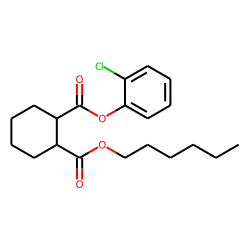 1,2-Cyclohexanedicarboxylic acid, 2-chlorophenyl hexyl ester
