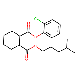 1,2-Cyclohexanedicarboxylic acid, 2-chlorophenyl isohexyl ester