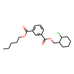 Isophthalic acid, (2-chlorocyclohexyl)methyl pentyl ester