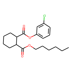 1,2-Cyclohexanedicarboxylic acid, 3-chlorophenyl hexyl ester