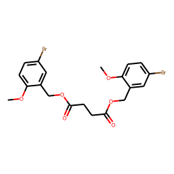 Succinic acid, di(5-bromo-2-methoxybenzyl) ester