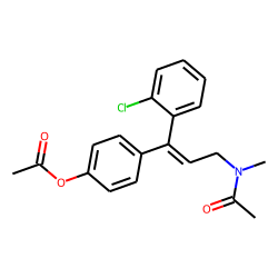 Clofedanol N (nor, OH, -H2O), acetylated