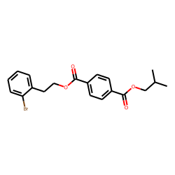 Terephthalic acid, 2-bromophenethyl isobutyl ester