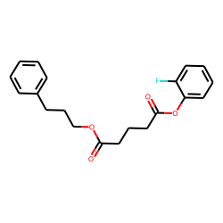 Glutaric acid, 2-fluorophenyl 3-phenylpropyl ester