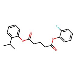 Glutaric acid, 2-fluorophenyl 2-isopropylphenyl ester