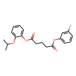 Glutaric acid, 3-chlorophenyl 2-isopropoxyphenyl ester