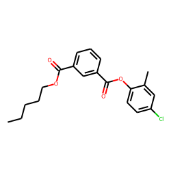 Isophthalic acid, 4-chloro-2-methylphenyl pentyl ester