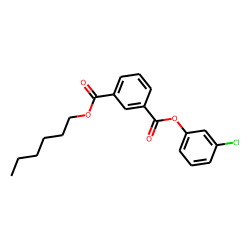 Isophthalic acid, 3-chlorophenyl hexyl ester