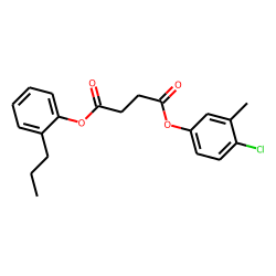 Succinic acid, 4-chloro-3-methylphenyl 2-propylphenyl ester